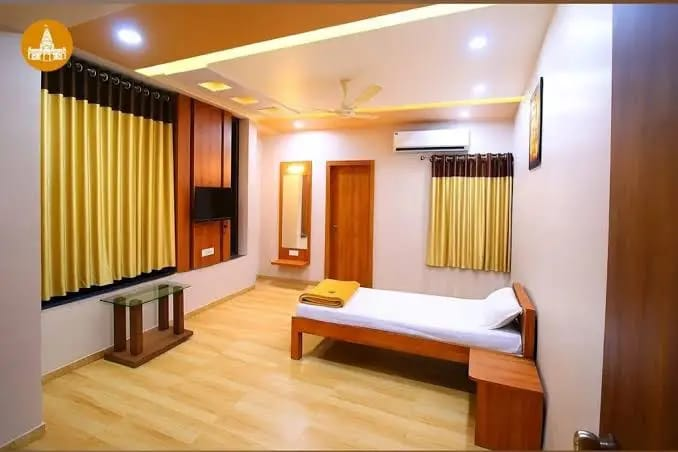 Single Bed AC Room at Nishkam Sewa Trust Haridwar